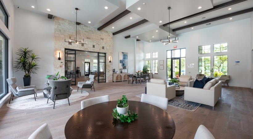 large room with ample seating