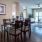 a dining room with a large table